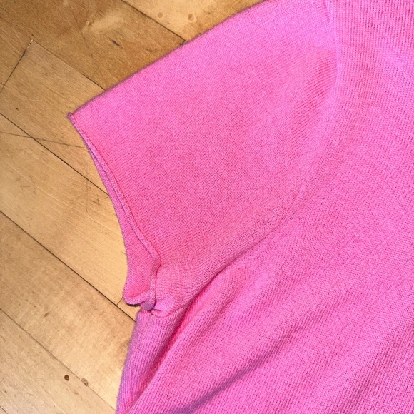 Like New J. Crew relaxed cashmere t-shirt, XL.  PG1190 - Picture 5 of 8